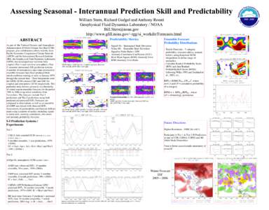 Predictability Metrics As part of the National Oceanic and Atmospheric Administration (NOAA) Climate Test Bed (CTB) program, plus collaborative efforts with the AsiaPacific Economic Cooperation Climate Network (APCN) and