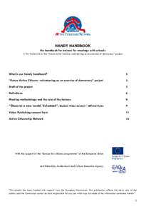 Social philosophy / Civil society / Free labor / Giving / Philanthropy / Volunteering / Civic engagement / Active citizenship / European Volunteer Centre