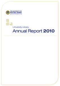 Library Annual Report 2010_University Library