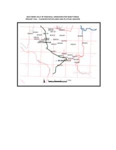 SOUTHERN HALF OF REGIONAL GROUNDWATER MONITORING PROJECT 950 – CLEARWATER UPLANDS AND PLATEAU AQUIFER #  [removed] $ $[removed]