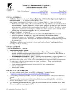 Microsoft Word - M55A Course Information Sheet 0613.docx