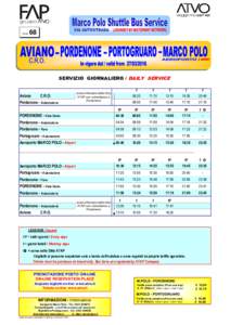 Linea 68 - Pordenone Shuttle