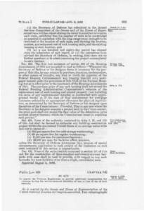 70 S T A T . 1  PUBLIC LtAW 969-AUG. 3, <1956 (1) the Secretary of Defense has submitted to the Armed Services Committees of the Senate and of the House of Representatives a written report stating the intent to construct