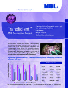 International Corporation  life. science. discovery. ™ Molecular Biology