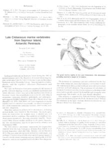 Plesiosauria / Lopez de Bertodano Formation / Seymour Island / Vertebrate / Mosasaur / Herpetology / Geography of Antarctica / Plesiosaurs / Antarctica