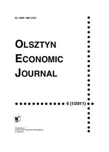 PL ISSN[removed]OLSZTYN ECONOMIC JOURNAL ● ● ● ● ● ● ● ● ● ● ● ●