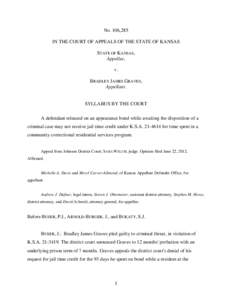 Kansas Court of Appeals[removed] – State v. Graves