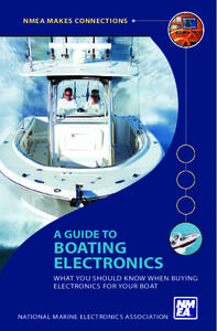 NMEA MAKES CONNECTIONS  A GUIDE TO BOATING ELECTRONICS