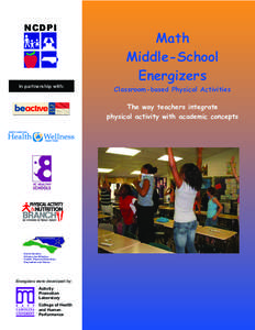 NCDPI  In partnership with: Math Middle-School
