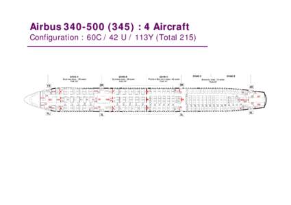 Airbus) : 4 Aircraft  Configuration : 60C / 42 U / 113Y (Total 215) AirbusTotal seat: 60