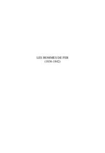 LES HOMMES DE FER[removed]) ALEXANDRE DUMAS  Les hommes de fer