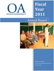 Fiscal Year 2011 Annual Report  Office of Accountability