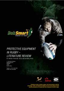 Protective Equipment in Rugby – Literature Review  Page Heading MAIN HEADING Sub Headings Body Copy