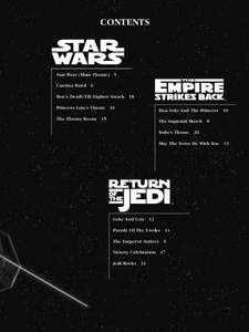 CONTENTS  Star Wars (Main Theme) 5 Cantina Band 6 Ben’s Death/TIE Fighter Attack 18 Princess Leia’s Theme 16