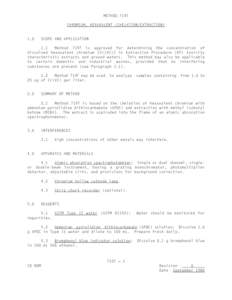 METHOD 7197 CHROMIUM, HEXAVALENT (CHELATION/EXTRACTION[removed]SCOPE AND APPLICATION