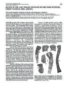 Parker, W. G., Ash, S. R., and Irmis, R. B., eds., 2006. A Century of Research at Petrified Forest National Park: Geology and Paleontology. Museum of Northern Arizona Bulletin No. 62.