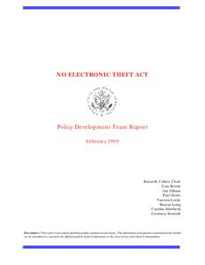 Crimes / United States Federal Sentencing Guidelines / United States federal law / NET Act / Copyright law of the United States / Copyright infringement / United States v. LaMacchia / Digital Millennium Copyright Act / Counterfeit consumer goods / Law / Computer law / Criminal law