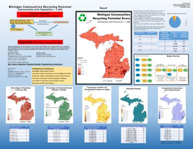 Michigan Communities with High Recycling Potential Xiaohan Bao