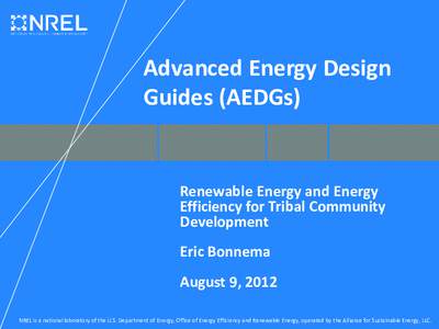 Advanced Energy Design Guides (AEDGs)