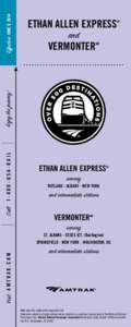 Ethan Allen Express-Vermonter-Rutland-New York-St. Albans-Washington DC-June92014