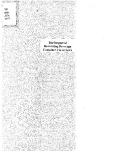 Recycling in the United States / Container deposit legislation in the United States / Beverage can / Bottle / Beer / Litter / Cervecería Centro Americana / Iowa / Oregon Bottle Bill / Technology / Containers / Packaging