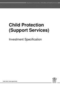 Child Protection (Support Services) Investment Specification version 2