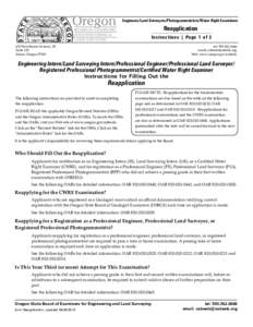 Regulation and licensure in engineering / Surveying / Oregon State Board of Geologist Examiners / Patent examiner / Fundamentals of Engineering exam / Structural engineer / Association of Firearm and Tool Mark Examiners / Legal professions / Engineering / Engineering education