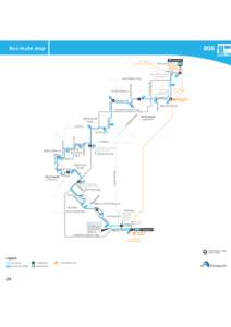 806  Bus route map Parramatta 806