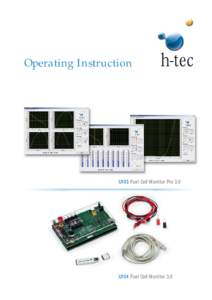 Operating Instruction  U103 Fuel Cell Monitor Pro 3.0 U104 Fuel Cell Monitor 3.0