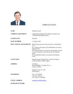 CURRICULUM VITAE