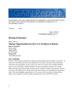 Microsoft Word - Market Opportunities for Key U.S. Products in Russia_Moscow_Russian Federation_3[removed]doc