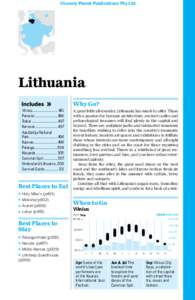 ©Lonely Planet Publications Pty Ltd  Lithuania Vilnius............................ 481 Paneriai.........................496 Trakai............................. 497