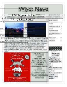 Wiyot News Wiyot Tribe 1000 Wiyot Dr. Loleta, CA[removed]Phone: [removed]Fax: [removed]