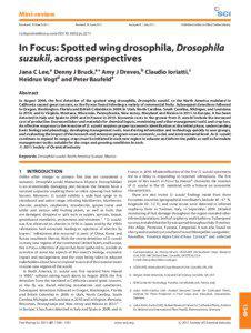 Agricultural pest insects / Drosophila suzukii / Agriculture / Drosophila / Biological pest control / Integrated pest management / Fruit / Drosophilidae / Phyla / Protostome