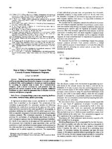 690  IEEE TRANSACTIONS ON COMPUTERS, VOL. REFERENCES [1] C. Black, C.-E. Sundberg, and W. K. S. Walker, 