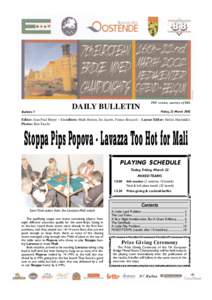 Bulletin 7  DAILY BULLETIN PDF version, courtesy of EBL