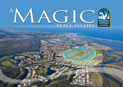 Master Plan  The master plan for Pelican Waters offers a diversity of product from ocean access waterfront home sites, water view and residential home sites. A range of new master built homes are available for sale. To