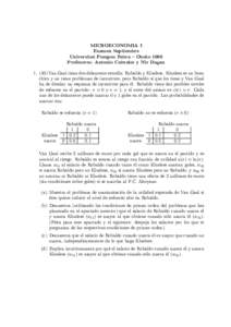 MICROECONOMIA I Examen Septiembre Universitat Pompeu Fabra { Oto~ no 1998 Profesores: Antonio Cabrales y Nir DaganVan Gaal tiene dos delanteros estrella: Robaldo y Klueless. Klueless es un buen