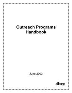 Outreach Programs Handbook