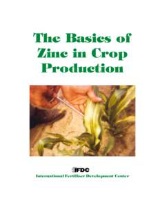 The Basics of Zinc in Crop Production International Fertilizer Development Center