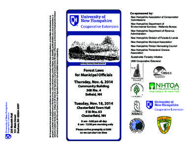 NH Cooperative Extension programs and policies are consistent with pertinent Federal and State laws and regulations, and prohibits discrimination in its programs, activities and employment on the basis of race, color, na