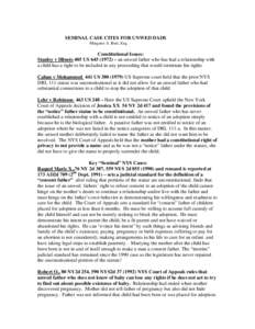 Family / Human behavior / Parenting / Human development / Child support / Paternity / Adoption / Putative father registry / Father / Divorce / Marriage / Family law