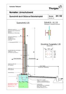 Normalien Lärmschutzwände.2d - cadwork 2d