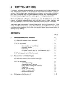 Organic chemistry / Roundup / Glyphosate / Basal shoot / Weed control / Cinnamomum camphora / Camphor / Picloram / Herbicides / Chemistry / Agriculture