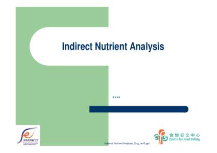 Indirect Nutrient Analysis  **** 1 Indirect Nutrient Analysis_Eng_rev5.ppt