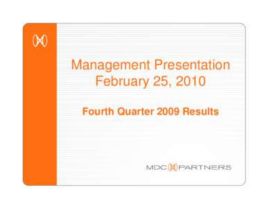Microsoft PowerPoint - Management Presentation_Q42009 Earnings Release_v2.ppt
