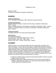 Special Interest Group on Information Retrieval / Year of birth missing / Gerard Salton Award / Natural language processing / Information retrieval / Science