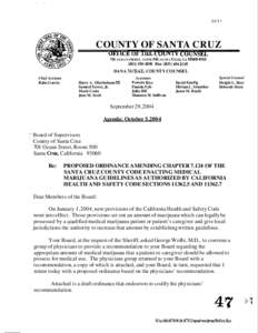 COUNTY OF SANTA CRUZ c o r nc 0F-E  m