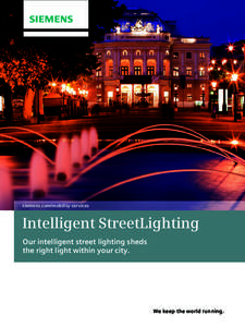 Street light / Siemens / Light-emitting diode / Smart Lighting / Lighting / Technology / Architecture