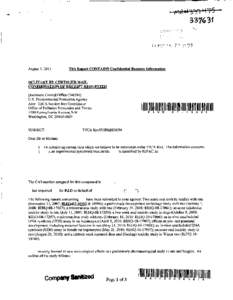 8EHQ-11-16995E  TSCA 8(e) Notice